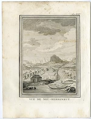Antique Print-GREENLAND-GROENLAND-OLD NUUK-Prevost-1777