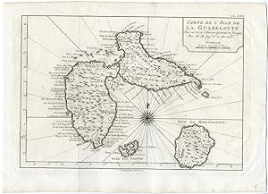 Antique Print-GUADELOUPE-CARIBBEAN-Bellin-Prevost-1777