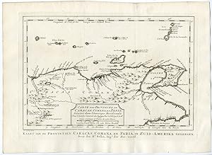 Antique Print-VENEZUELA-COAST-CARIBBEAN-GRENADA-Bellin-Prevost-1777