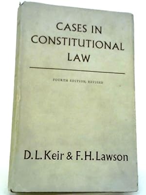Seller image for Cases in Institutional Law for sale by World of Rare Books