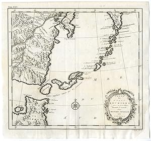 Antique Print-KURIL ISLANDS-KURILE-RUSSIA-Prevost-Bellin-1777