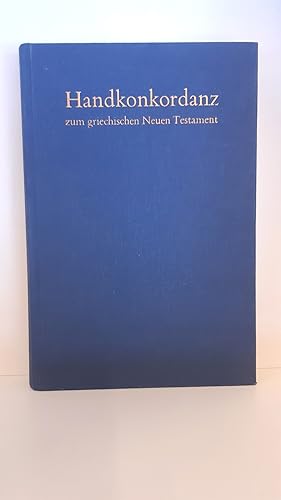 Handkonkordanz zum griechischen Neuen Testament