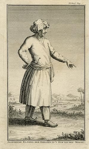 Antique Print-GENRE-FASHION-MOGUL EMPIRE-INDIA-SALMON-Philips-1732