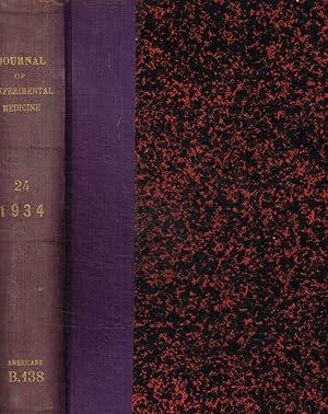 Bild des Verkufers fr The tohoku journal of experimental medicine vol.24, 1934 zum Verkauf von Biblioteca di Babele