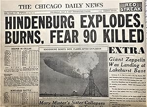 Imagen del vendedor de CHICAGO DAILY NEWS NEWSPAPER HEADLINE EVENTS DURING ITS 100 YEARSS OF PUBLISHING a la venta por Aah Rare Chicago