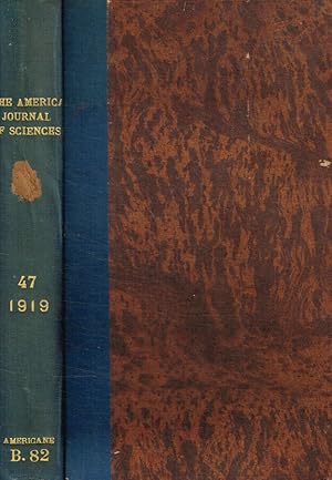 Bild des Verkufers fr The american journal of science. Vol.XLVII(whole number CXCVII) IV serie, january/june 1919 zum Verkauf von Biblioteca di Babele