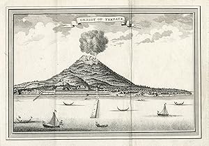 Antique Print-VOC-TERNATE-VOLCANO-MALUKU-INDONESIA-Prevost-1777