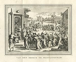 Antique Print-MACHILIPATNAM-BANDAR-VAN DEN BROECKE-VOC-Prevost-1777