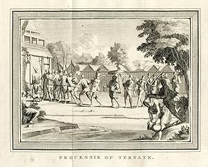 Antique Print-VOC-TERNATE-PROCESSION-MALUKU-INDONESIA-Prevost-1777