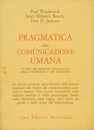 Seller image for Pragmatica della comunicazione umana for sale by FABRISLIBRIS