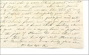 Autograph letter, signed, to her brother Jerome Lanphear and her sister-in-law Melina in Princeto...