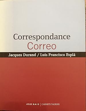 Imagen del vendedor de CORREO. CORRESPONDANCE. a la venta por librairie l'itinraire