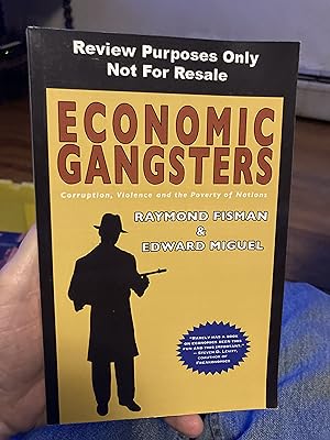 Imagen del vendedor de Economic Gangsters: Corruption, Violence, and the Poverty of Nations a la venta por A.C. Daniel's Collectable Books