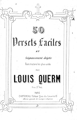 50 VERSETS FACILES ET SOIGNEUSEMENT DOIGTES DANS LES TON LES PLUS USITÉS.