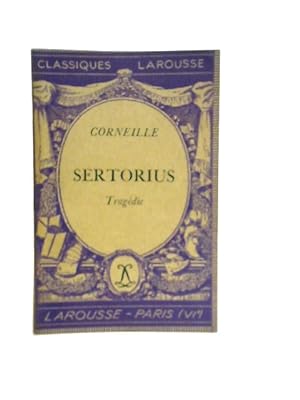 Image du vendeur pour Sertorius mis en vente par World of Rare Books