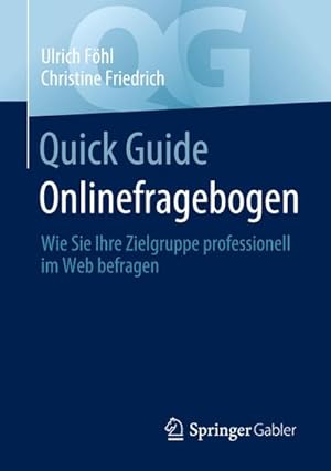 Seller image for Quick Guide Onlinefragebogen for sale by Rheinberg-Buch Andreas Meier eK
