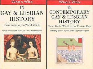 Seller image for Who's Who in Gay and Lesbian History. 2 Volumes. From Antiquity to War War II and From World War II to the Present Day for sale by Fine Print Books (ABA)