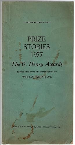 Seller image for Prize Stories 1977: The O. Henry Awards for sale by Between the Covers-Rare Books, Inc. ABAA