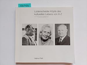 Lüdenscheider Köpfe des kulturellen Lebens von A - Z . 177 Kurzbiographien Helmut Pahl