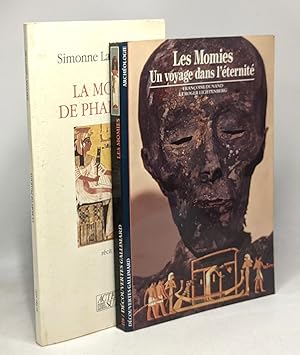 Bild des Verkufers fr LES MOMIES. Un voyage dans l'te + La mort du Pharaon (Simonne Lacouture) --- 2 livres zum Verkauf von crealivres