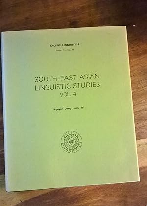 Seller image for South-East Asian Linguistic Studies: Volume 4 for sale by Boobooks