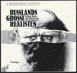 Seller image for Rulands groe Realisten. Dichter, Maler und Musiker des 19. Jahrhunderts. Vortrge. for sale by Antiquariat Dennis R. Plummer
