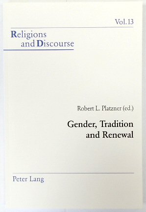 Seller image for Gender, Tradition and Renewal (Religions and Discourse, Vol.13) for sale by PsychoBabel & Skoob Books