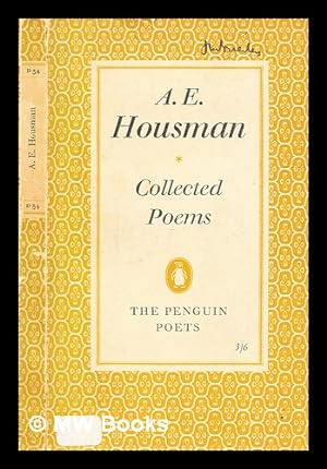 Bild des Verkufers fr Collected poems / A.E. Housman zum Verkauf von MW Books