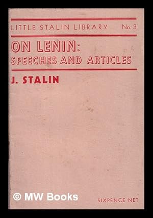 Seller image for On Lenin: Speeches and Articles for sale by MW Books