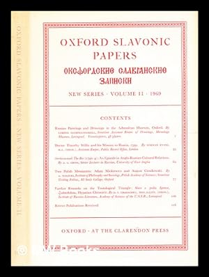 Imagen del vendedor de Oxford Slavonic Papers / [Volume II] a la venta por MW Books