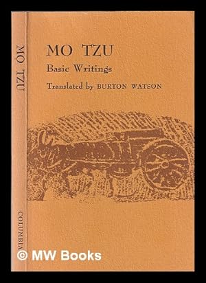 Immagine del venditore per Mo Tzu: basic writings. / Translated by Burton Watson venduto da MW Books