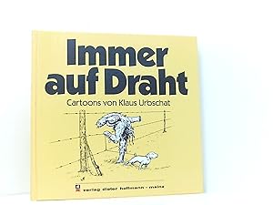 Bild des Verkufers fr Immer auf Draht: Cartoons zum Verkauf von Book Broker