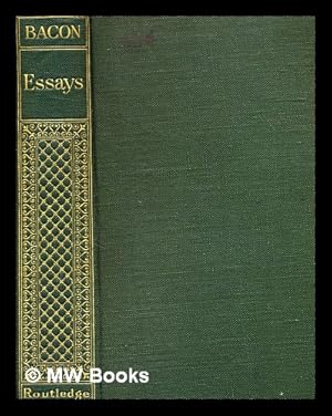 Image du vendeur pour Essays / by Francis Bacon mis en vente par MW Books