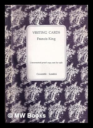 Immagine del venditore per Visiting cards / Francis King venduto da MW Books