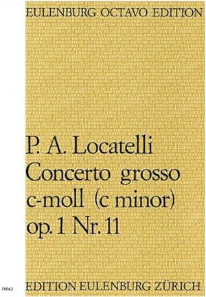 Bild des Verkufers fr Concerto grosso c-Moll op.1,11fr Streicher und Cembalo : Partitur zum Verkauf von AHA-BUCH GmbH