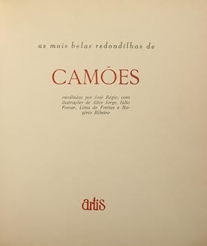 Bild des Verkufers fr AS MAIS BELAS REDONDILHAS DE CAMES. zum Verkauf von Livraria Castro e Silva
