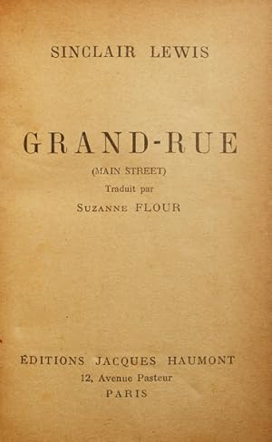 Imagen del vendedor de GRAND-RUE. a la venta por Livraria Castro e Silva