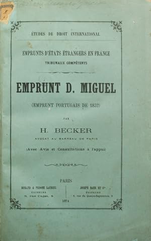 EMPRUNT D. MIGUEL (EMPRUNT PORTUGAIS DE 1832).