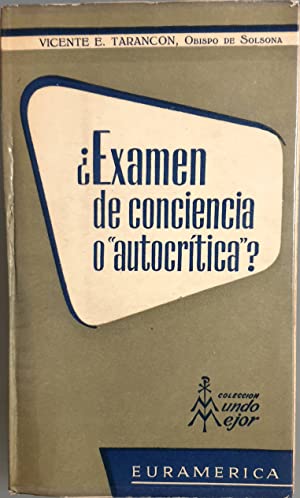 Imagen del vendedor de Examen de conciencia o Autocrtica? a la venta por Libros Tobal