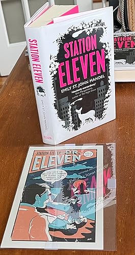 Bild des Verkufers fr Station Eleven **SIGNED FIRST EDITION, FIRST PRINTING WITH THE VERY RARE PROMOTIONAL COMIC. THIS IS THE COLLECTIBLE EDITION YOU WANT WITH THE SCARCE COMIC!!** zum Verkauf von The Modern Library