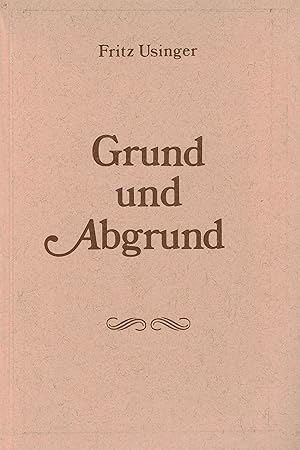 Grund und Abgrund. Gedichte 1977 / 1978.