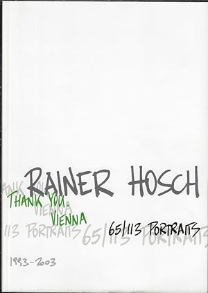 Thank you, Vienna. 65/113 Portraits 1993 - 2003