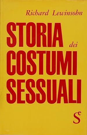 Immagine del venditore per Storia dei costumi sessuali venduto da FABRISLIBRIS