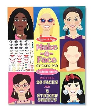 Image du vendeur pour Make-A-Face Fashion Faces Sticker Pad mis en vente par BargainBookStores