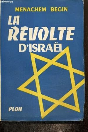 Bild des Verkufers fr La Rvolte d'Isral zum Verkauf von Le-Livre