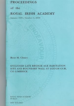 Image du vendeur pour Enclosed Late Bronze Age Habitation Site and Boundary Wall at Lough Gur, Co. Limerick. mis en vente par Saintfield Antiques & Fine Books