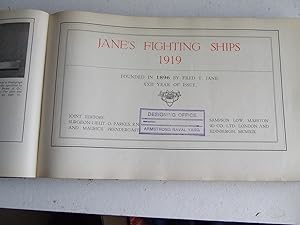 Bild des Verkufers fr Jane's Fighting Ships 1919 - original edition zum Verkauf von McLaren Books Ltd., ABA(associate), PBFA