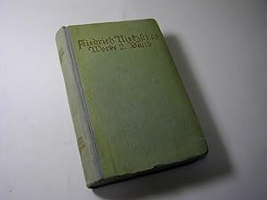 Bild des Verkufers fr Nietzsches Werke. Taschen-Ausgabe Bd. II: Unzeitgeme Betrachtungen. Aus dem Nachla 1873-1875 zum Verkauf von Antiquariat Fuchseck