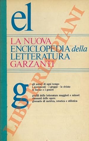 Bild des Verkufers fr La nuova enciclopedia della letteratura Garzanti. zum Verkauf von Libreria Piani