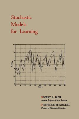 Bild des Verkufers fr Stochastic Models for Learning (Paperback or Softback) zum Verkauf von BargainBookStores
